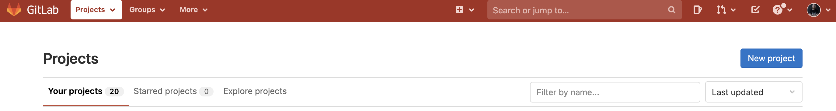 GitLab New Project